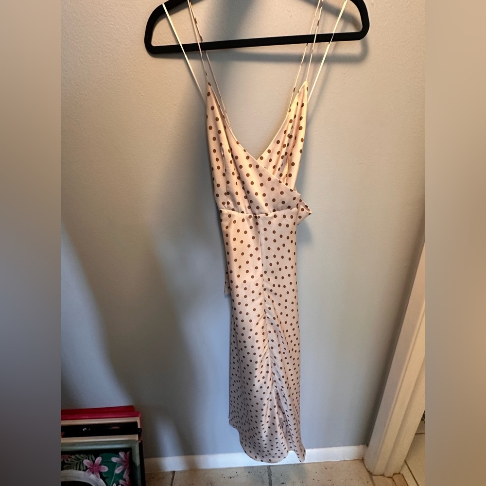 Zara polka dot dress